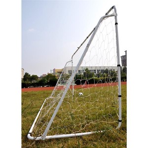 365×182×120CM Steel Tube Soccer Goal Training Set White